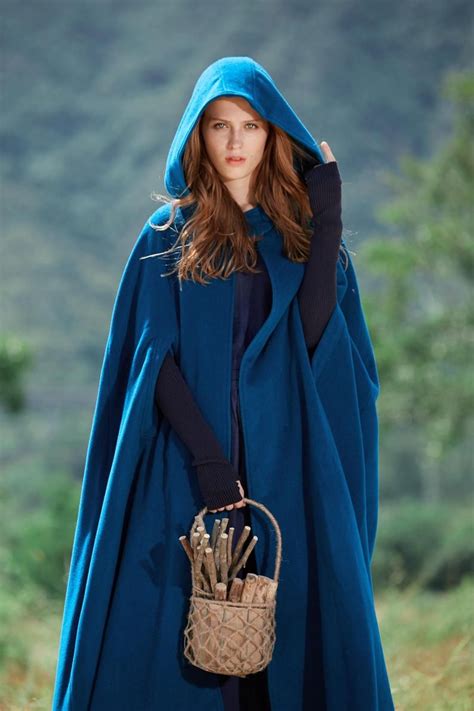 hooded cape cloak|female hooded cloak.